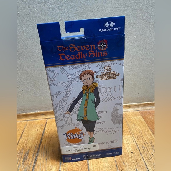The Seven Deadly Sins King & Oslo Toy Action Figure NEW 7" McFarlane Toys - Picture 2 of 5